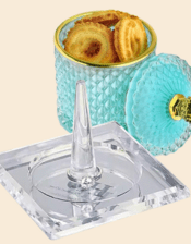 Krištoliniai indeliai ir laikikliai