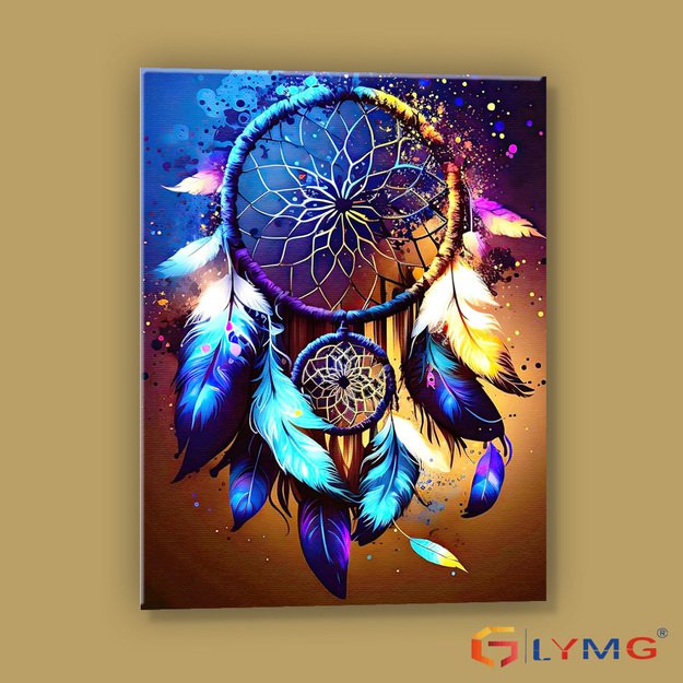 Diamond Painting 5D 30x40cm (35x45cm) Colorful Dreamcatcher