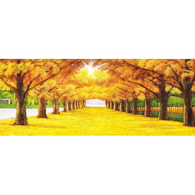 Dimanta mozaīka 5d 50x100cm (55x105cm) rudens, koki