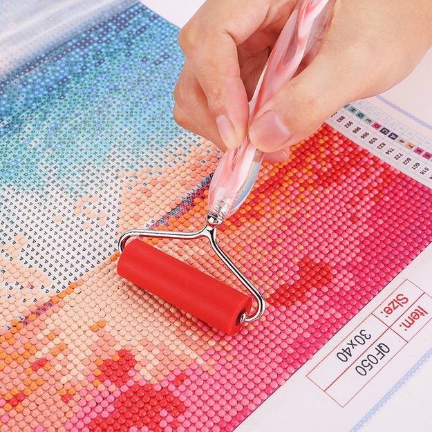 Diamond Painting Pen (Applicator) with Roller, Replaceable Tips