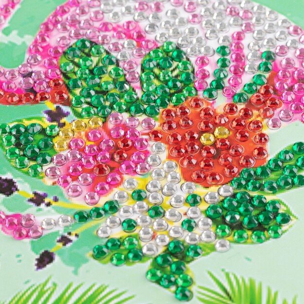 Diamond Painting Notebook “Flamingo”, 10x14.5 cm, DIY Kit