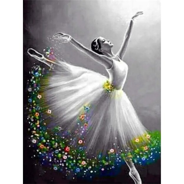 5D diamond painting set 30x40cm (35x45cm) 