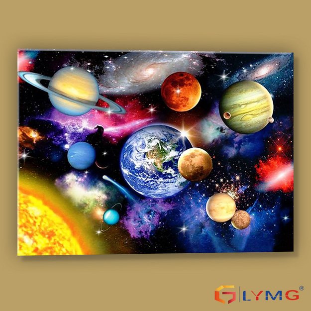 Diamond Painting 5D 40x30cm (45x35cm) Solar System and Space