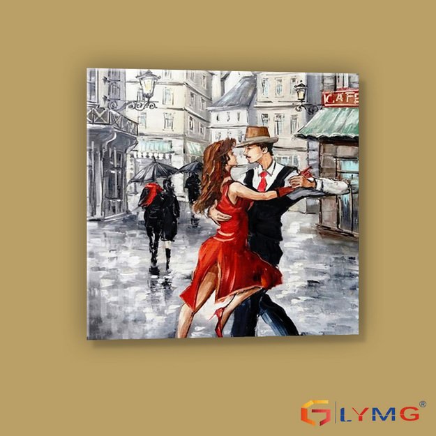 Diamond Painting 5D 30x30cm (35x35cm) Romantic Tango in Street