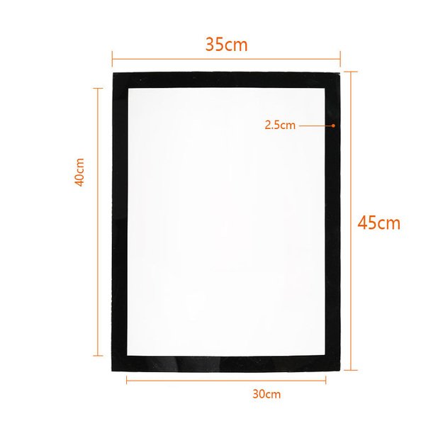 Magnetic Frame for Diamond Painting and Pictures 30x40 cm, Black, Self-Adhesive