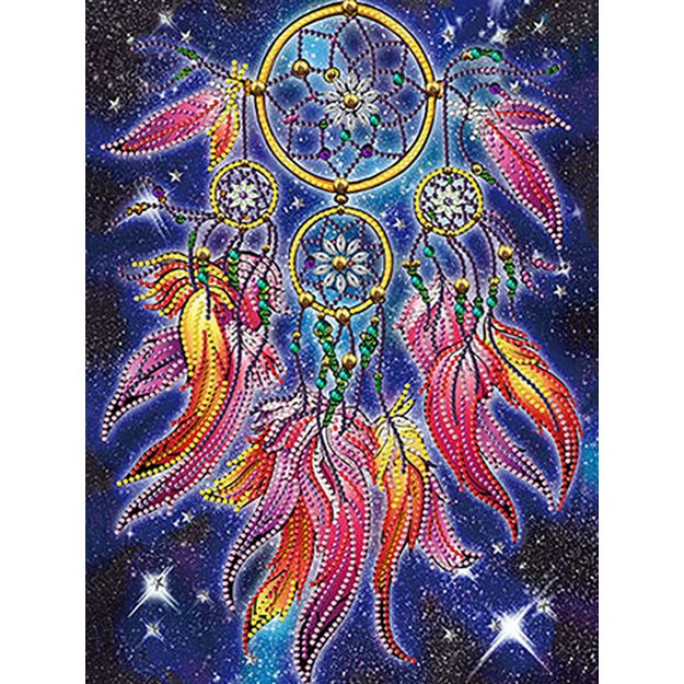 Glow in the Dark Diamond Painting 5D 30x40cm Dreamcatcher