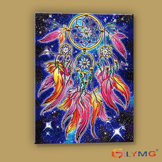 Glow in the Dark Diamond Painting 5D 30x40cm Dreamcatcher