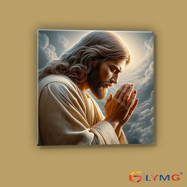 Diamond Painting 5D 30x30cm (35x35cm) Jesus Praying with a Tear