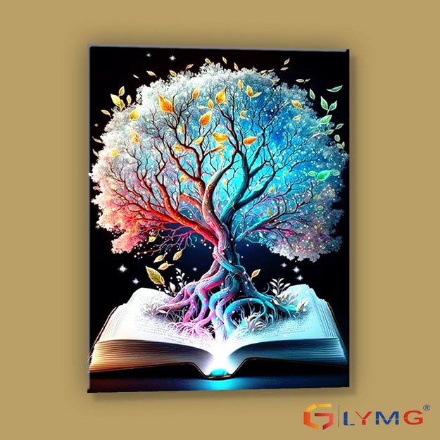 Diamond Painting 5D 30x40cm (35x45cm) Tree from Book