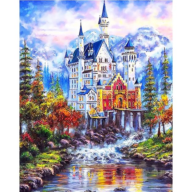 Deimantinė mozaika 5d 30x40cm (35x45cm) 